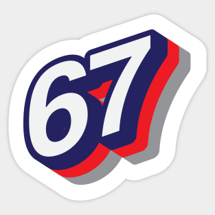 67 Sticker